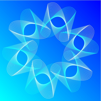 blue waves abstract background