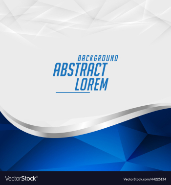 blue wavy shape background template design