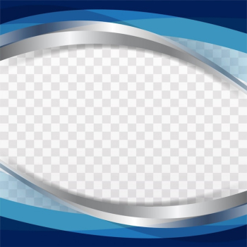 Blue wavy shapes on transparent background Blue wavy shapes on transparent background
