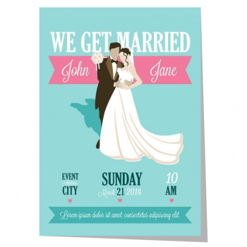 Blue wedding invitation Blue wedding invitation