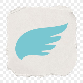 Blue wing png icon sticker, | Free Icons - rawpixel Blue wing png icon sticker, | Free Icons - rawpixel