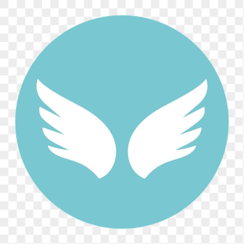 Blue wings png icon sticker, | Free Icons - rawpixel Blue wings png icon sticker, | Free Icons - rawpixel