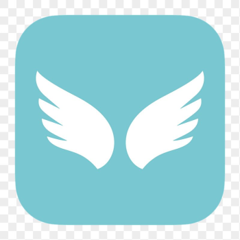 Blue wings png icon sticker, | Free Icons - rawpixel Blue wings png icon sticker, | Free Icons - rawpixel