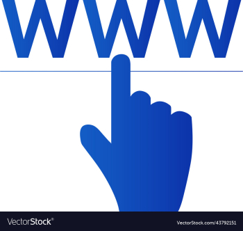 blue www web icon graphics