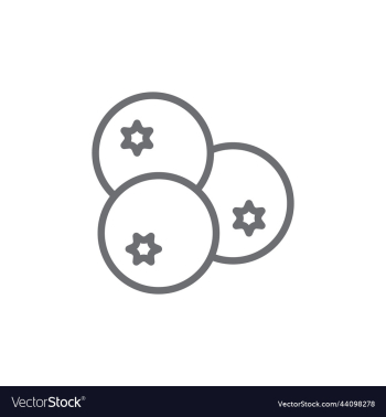 blueberry abstract line art icon blueberry abstract line art icon