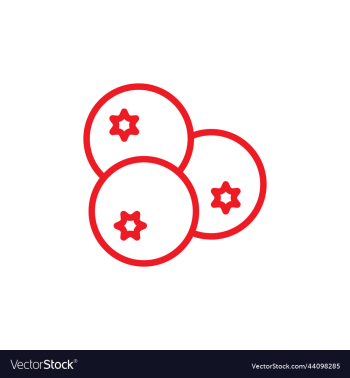 blueberry abstract line art icon blueberry abstract line art icon