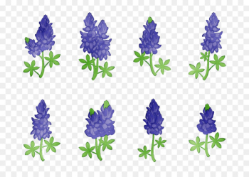 Bluebonnet Purple Lavender Cut flowers Tree - Bluebonnet Purple Lavender Cut flowers Tree -