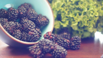 blur raspberries on table blur raspberries on table