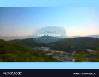 Blurred background landscape vector image Blurred background landscape vector image
