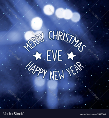 Blurred christmas background vector image Blurred christmas background vector image