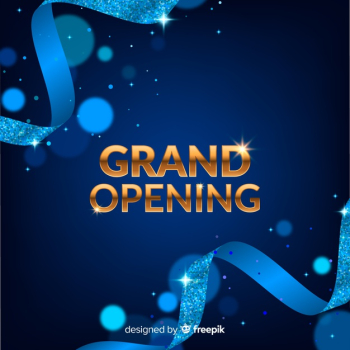 Blurred grand opening background Free Vector Blurred grand opening background Free Vector