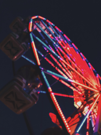 Blurry Photo Of Ferris Wheel Blurry Photo Of Ferris Wheel
