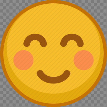 Blush, emoji, emoticon, emotion, shy, smile, smiley icon