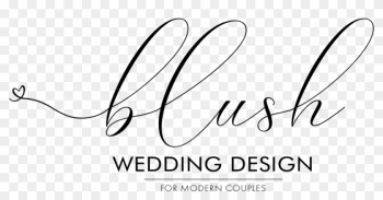 Blush Wedding Design Logo - Design