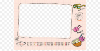 Board game Area Pattern - Calendar Template 