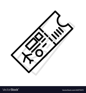 boarding pass outline boarding pass outline