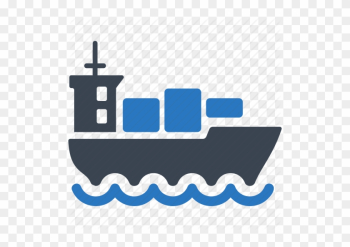 Boat, Cargo Ship, Container, Logistics Icon - Sea Freight Icon Png