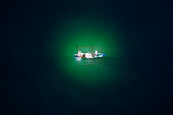 Boat In Body Of Water Boat In Body Of Water