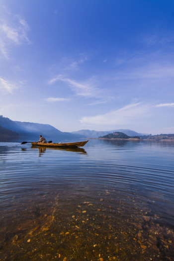 Boat in the ocean
