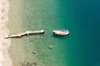 boat near shore boat near shore