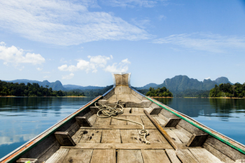 Boat On Body Of Water Boat On Body Of Water