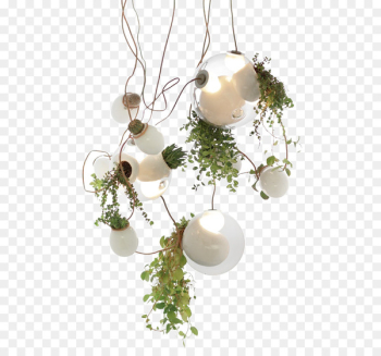 Bocci Lighting Pendant light Light fixture Electric light - Hanging green plants 