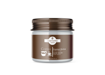 Body Lotion Jar Mockup