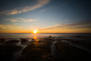 Body Of Water During Sunset Body Of Water During Sunset