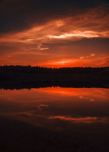 Body of Water during Sunset Body of Water during Sunset