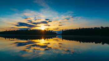 Body of Water during Sunset Body of Water during Sunset
