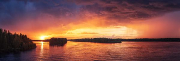 body of water during sunset body of water during sunset