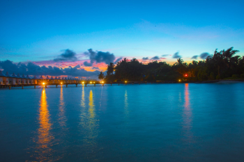 Body of Water during Sunset Body of Water during Sunset