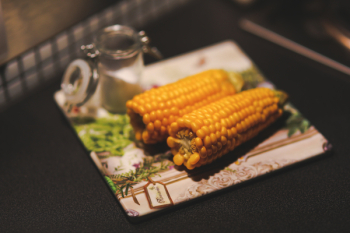 Boiled corn Boiled corn