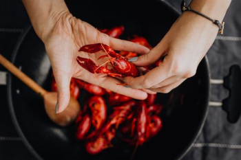 Boiled crayfish Boiled crayfish