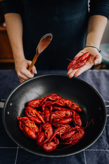 Boiled crayfish Boiled crayfish