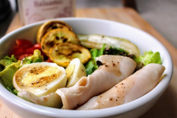 Boiled Egg and Ham Salad Boiled Egg and Ham Salad
