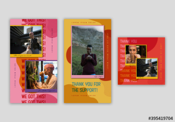 Bold and Grateful Social Media Set