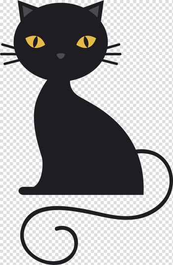 Bombay cat Black cat Kitten , Crouching black cat transparent background PNG clipart Bombay cat Black cat Kitten , Crouching black cat transparent background PNG clipart