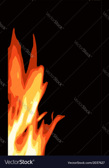 Bonfire vector image Bonfire vector image