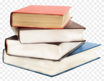 Book Clipart Stack - Transparent Background Books Png