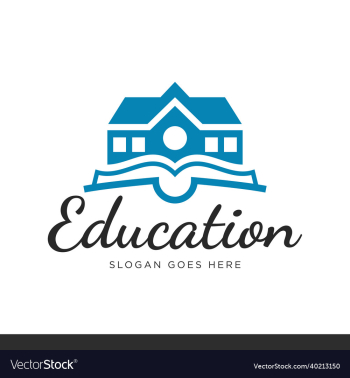 book house logo templates modern icons emblem