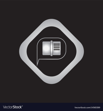 Book in talk cloud vector image