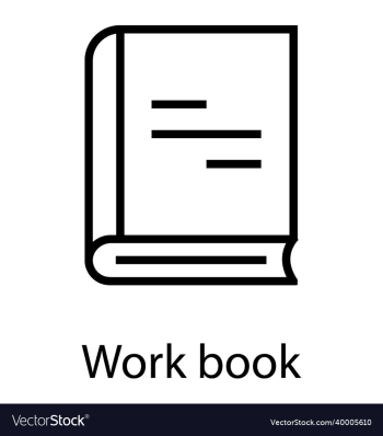 book line icon isolated document business book line icon isolated document business