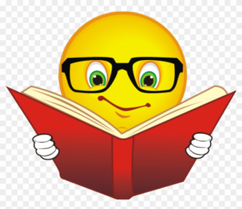 Books And Reading - Smiley Face Reading A Book Books And Reading - Smiley Face Reading A Book