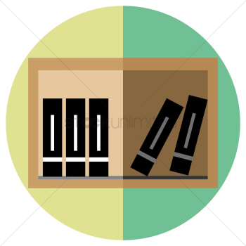 Books on shelf Books on shelf