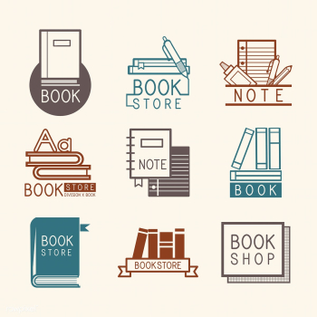 Bookstore logos and sign set vector | Free stock vector - 534855 Bookstore logos and sign set vector | Free stock vector - 534855