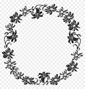 Border Clipart Black And White Black And White Flower - Black And White Floral Border Border Clipart Black And White Black And White Flower - Black And White Floral Border