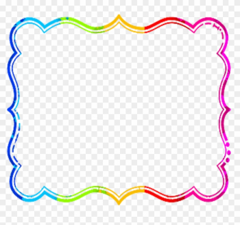 Border Clipart Transparent - Rainbow Border Border Clipart Transparent - Rainbow Border