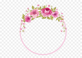 Border Flowers Rose Clip art - Garland border 