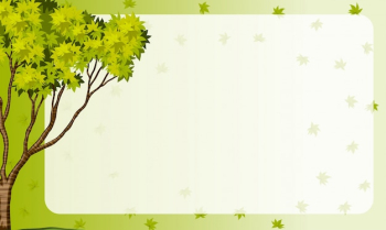 Border frame with nature theme Border frame with nature theme